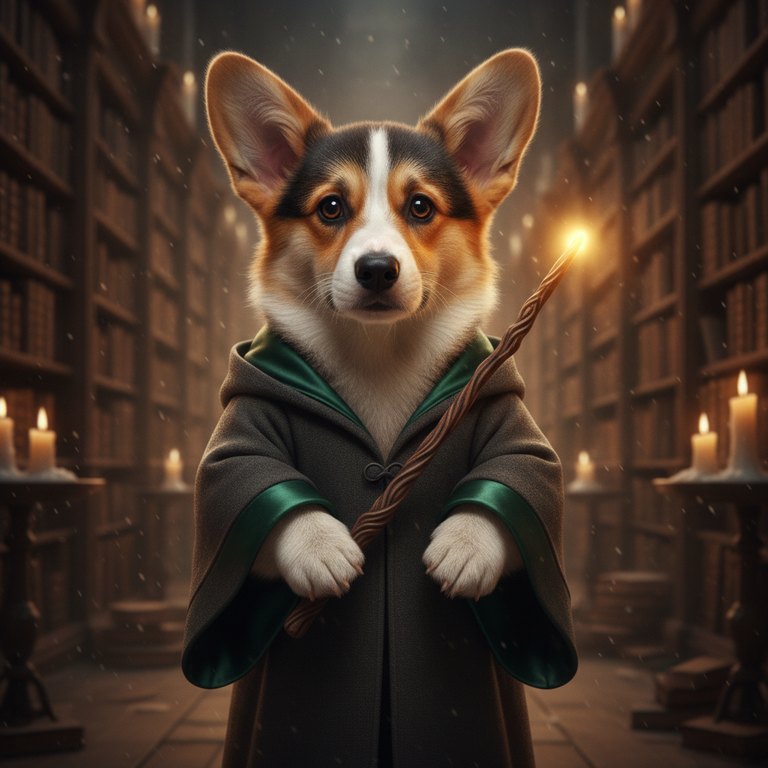 Custom pet portrait — The Apprentice