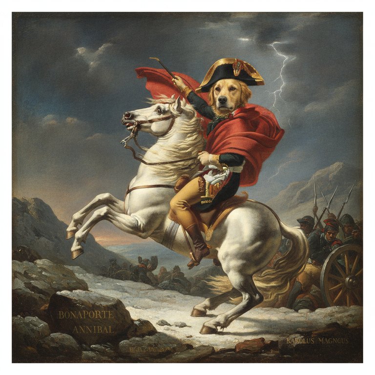 Custom pet portrait — Napoleon